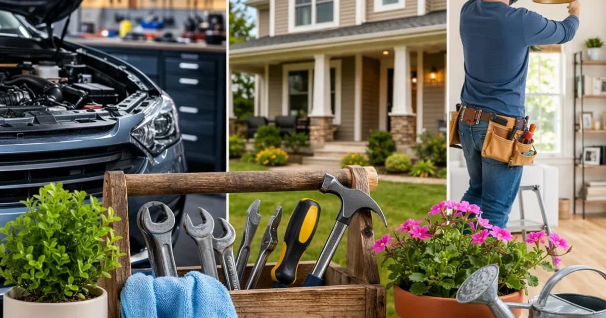 DIY Maintenance & Optimization: Master Car, Home, and Garden Care