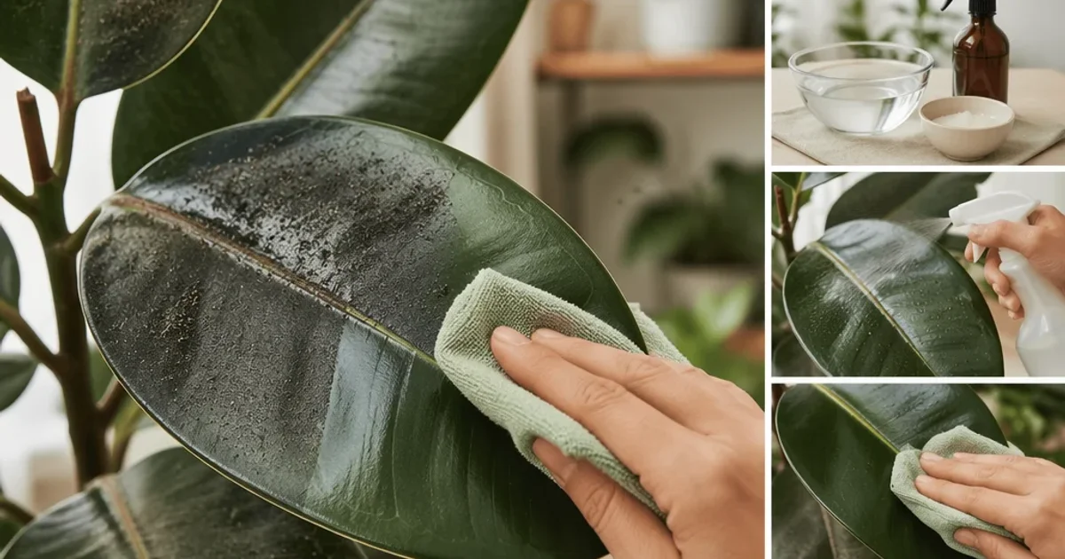 Beginner Guide: Clean Sooty Mold Off Large Plant Leaves Safely