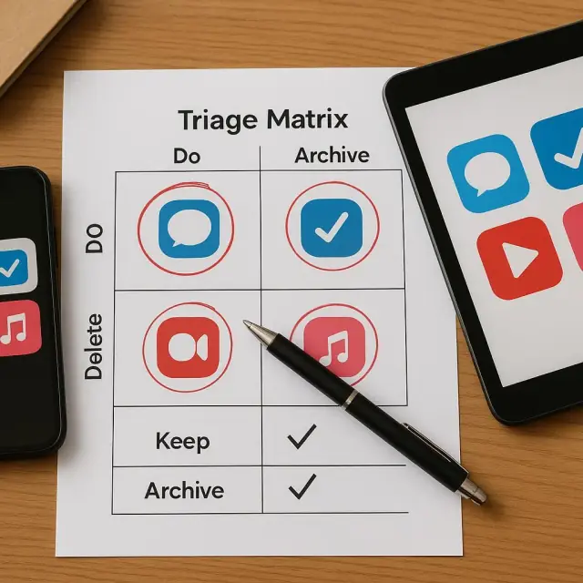 App Triage: Keep the Tools That Help and Trash the Rest