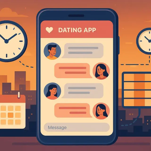 Best Time to Message on Dating Apps