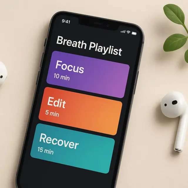 Build a Breath-Based Focus Playlist