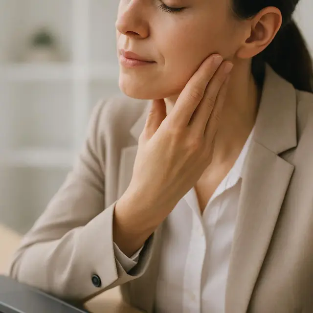 Desk‑Discreet TMJ First‑Aid: 4 Quick Steps