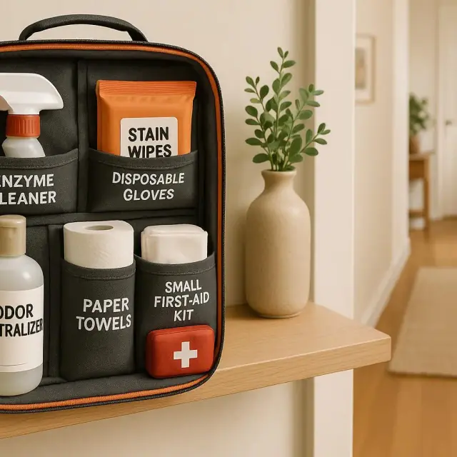 Fast Clean-Up Kit for Pet & Child Accidents: What to Pack and Where to Keep It
