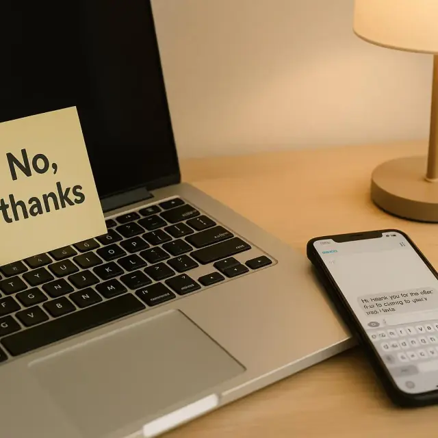 How to Say No Without the Guilt: Short Scripts for Busy People