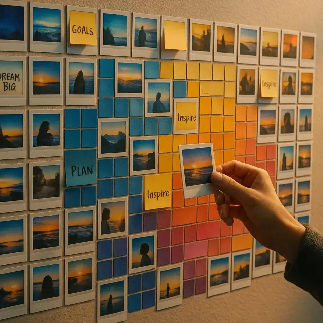 Momentum Mosaics: Creative Trackers That Turn Tiny Proofs into Big Stories