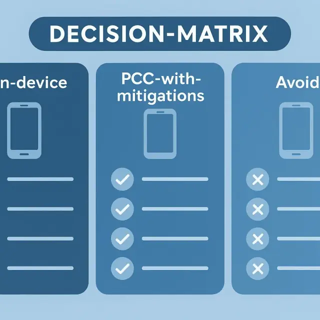 PCC Decision Matrix for Marketers: When Apple PCC Is Acceptable