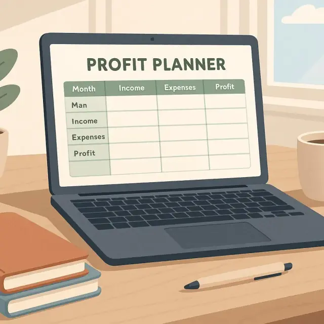 Profit Planner: Simple Templates for 2025
