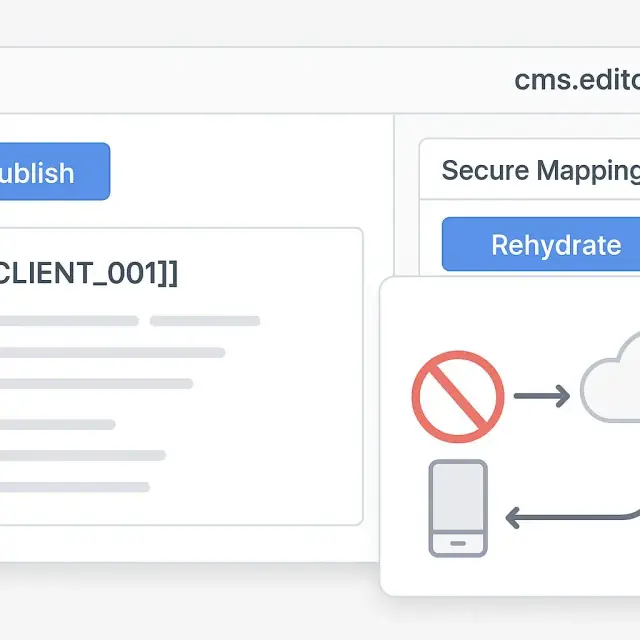 Reversible Redaction + PCC: Practical Patterns to Keep Sensitive Drafts Local