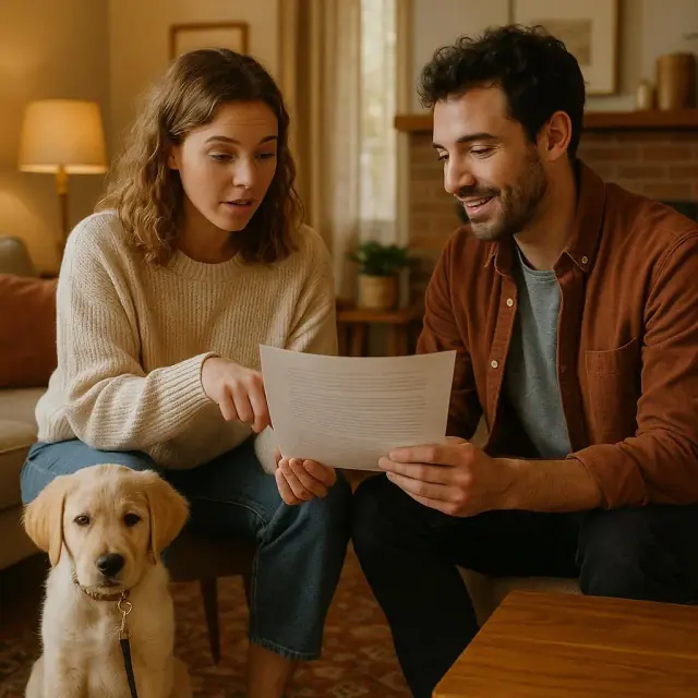 Visitor Scripts for Safe Puppy Tethering Environments