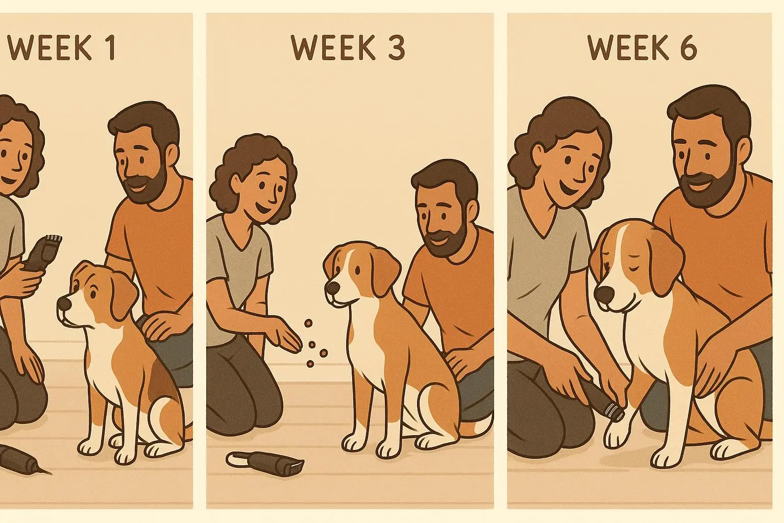 Clipper Confidence: A 6-Week Desensitization Plan