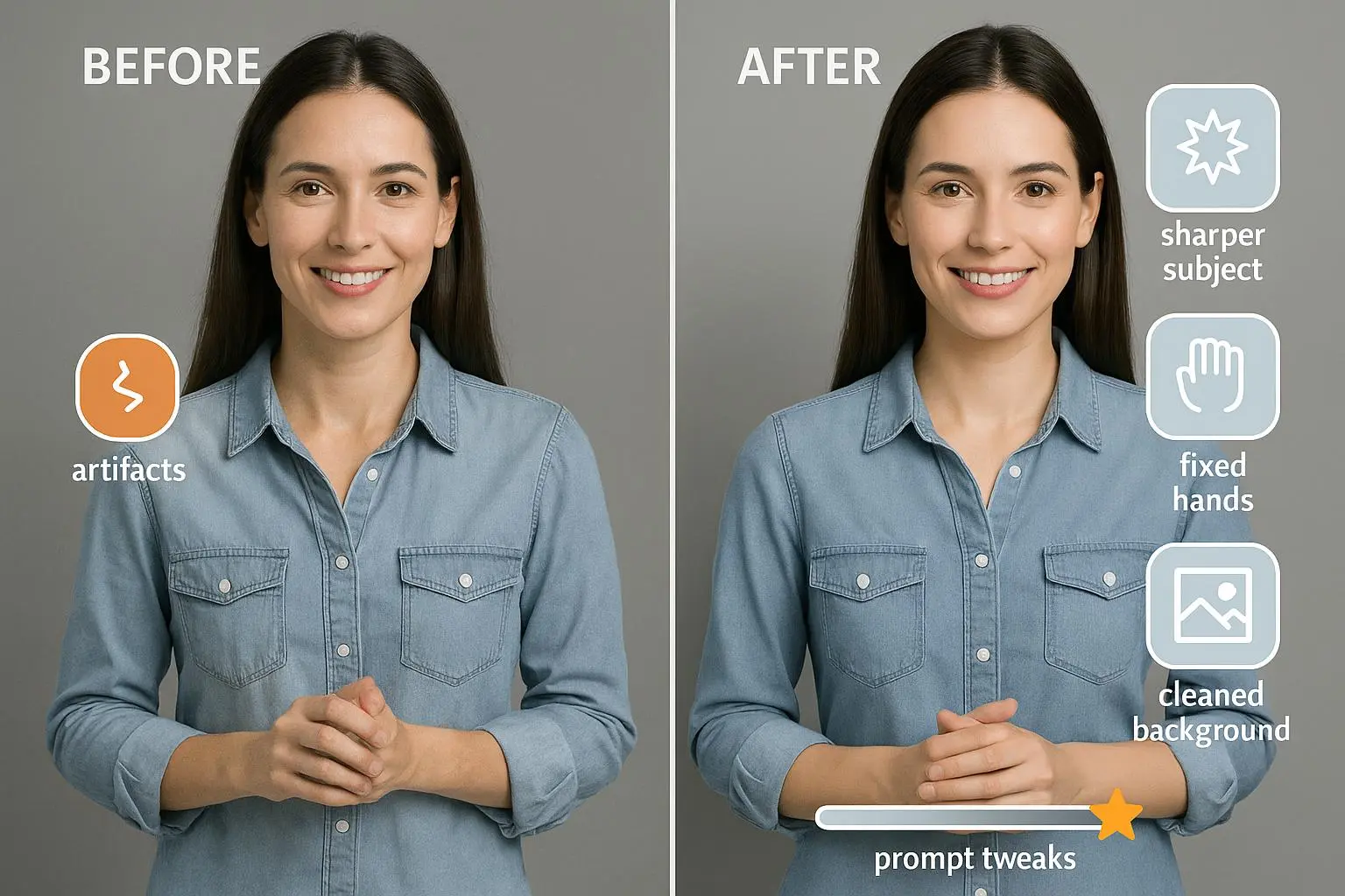 Fixing Common AI Image Issues in InstaVisual