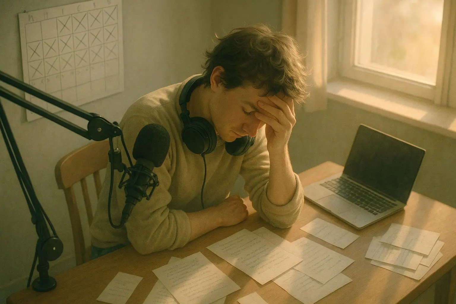 Podcaster Burnout Self-Check: 10 Signals and a Quick Recovery Map