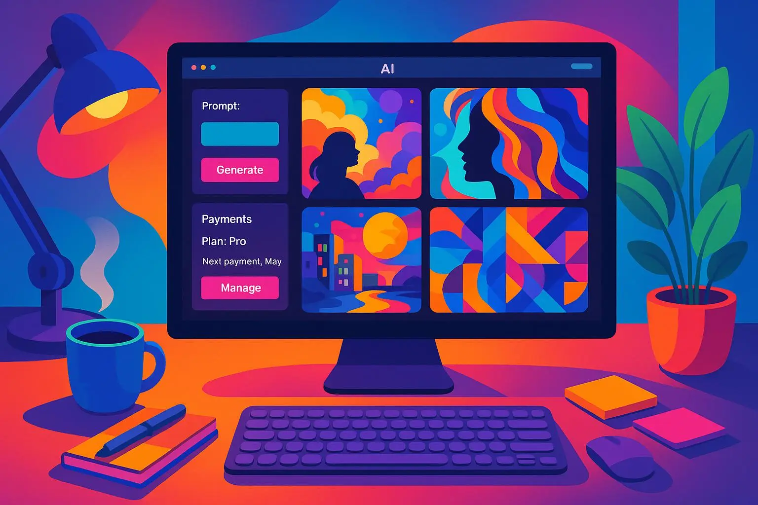 PromptForge AI: Effortless Text-to-Image Creations for Revenue