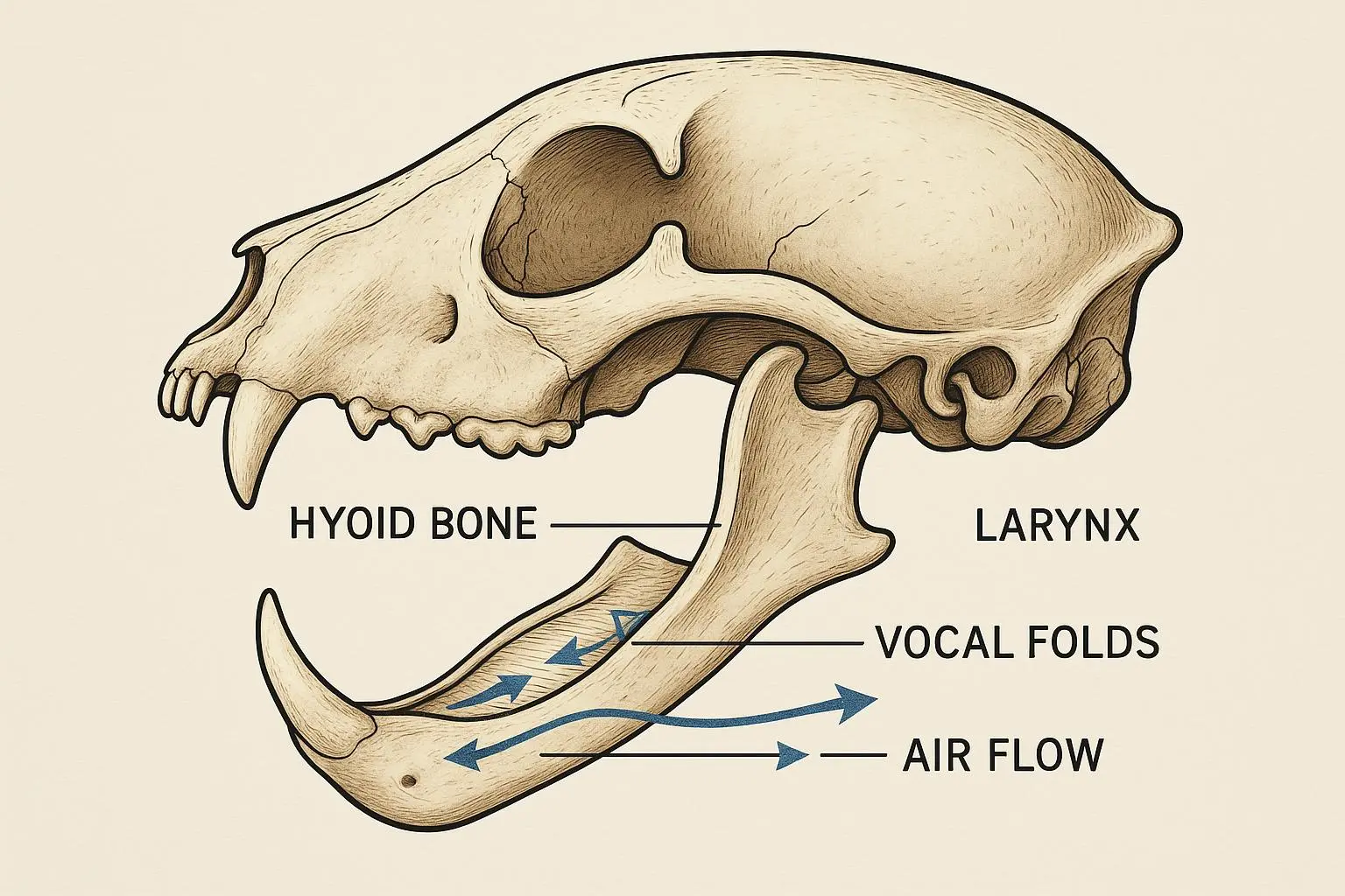 Purr or Roar? The Anatomy That Decides a Cat’s Voice