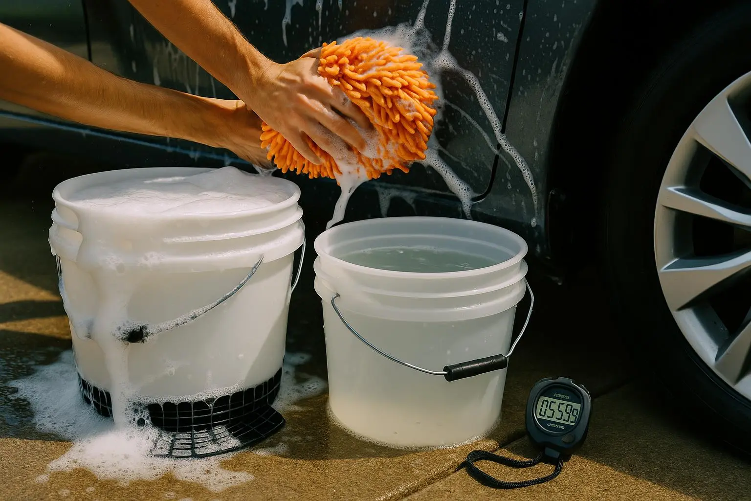 The 20-Minute Two-Bucket Method: Speed Variants That Don’t Swirl Your Paint
