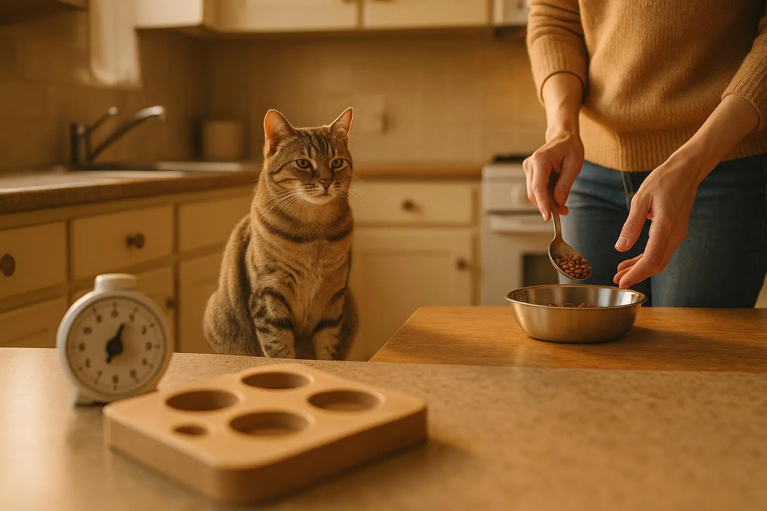 The Mealtime Calm Code: Train Your Cat to Wait Patiently Without Stress