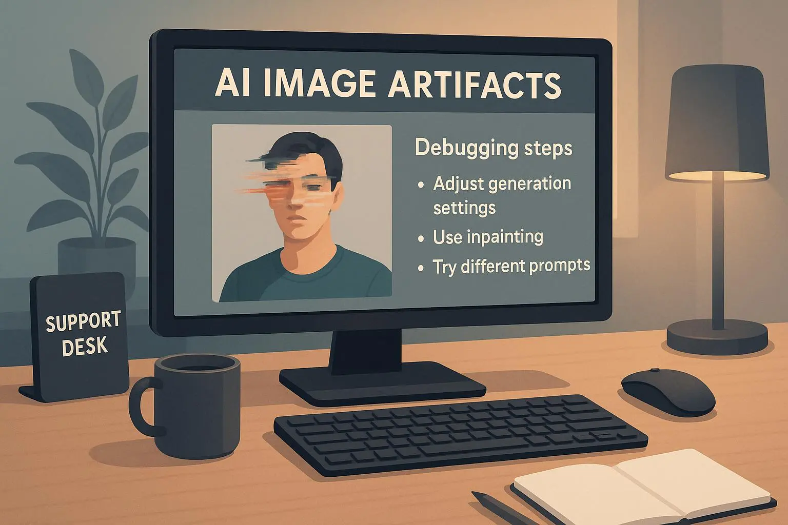 Troubleshooting AI Image Artifacts in Real Life