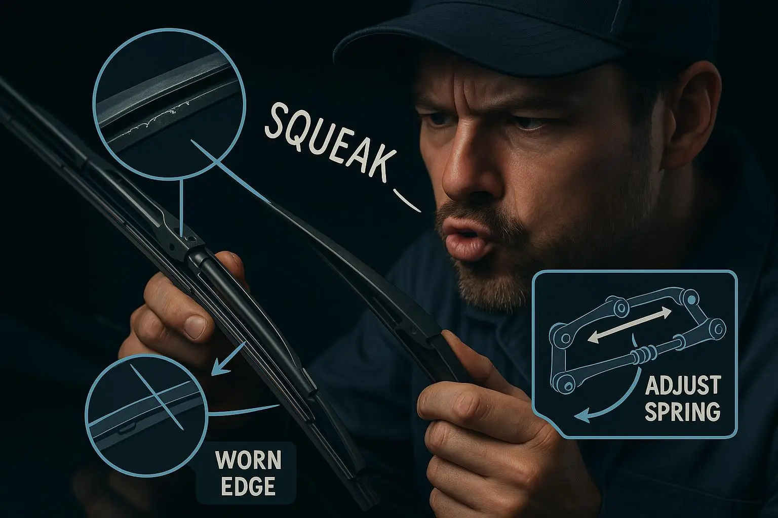 Troubleshooting Wiper Blades: Fix Squeaks, Skipping, and Misalignment Quickly