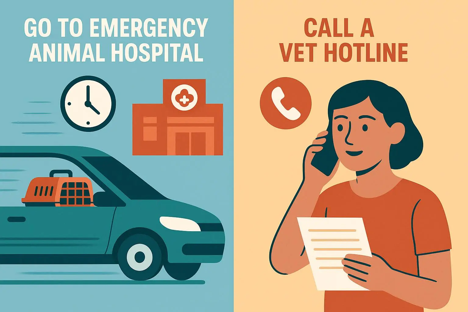 When to Drive vs. When to Call: Cat Emergencies, Simplified
